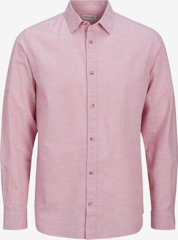 JACK & JONES Overhemd 'JJESummer' in Roze: voorkant