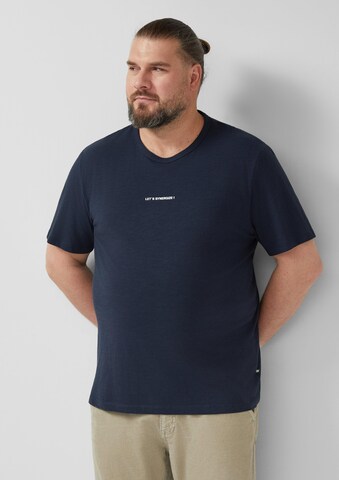 T-Shirt s.Oliver en bleu : devant