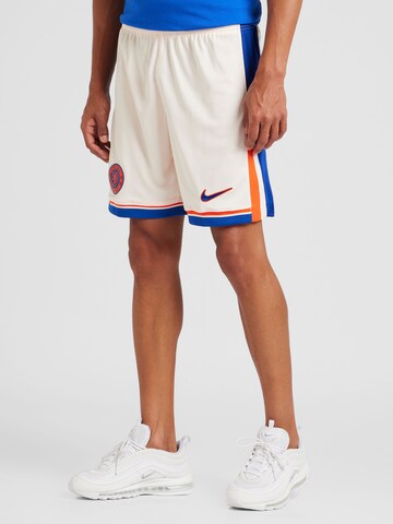 NIKE Regular Workout Pants 'CFC' in Blue: front