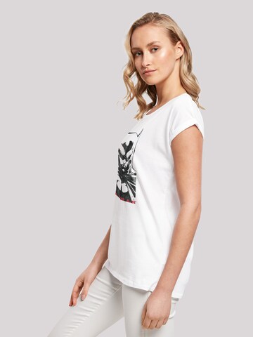 F4NT4STIC Shirt 'DC Comics Batman Solid Stare' in Wit
