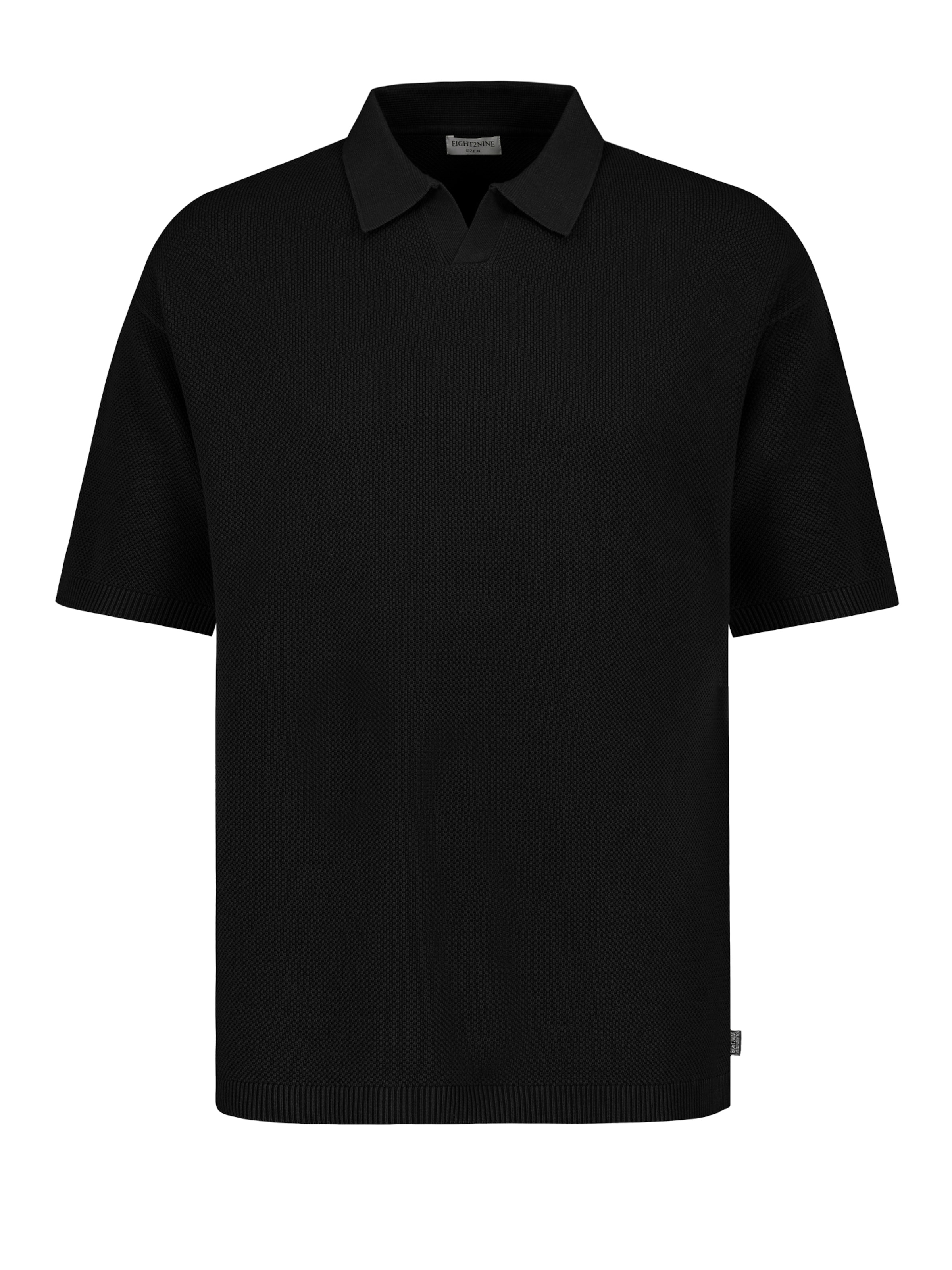 Eight2Nine Shirt in Black: front