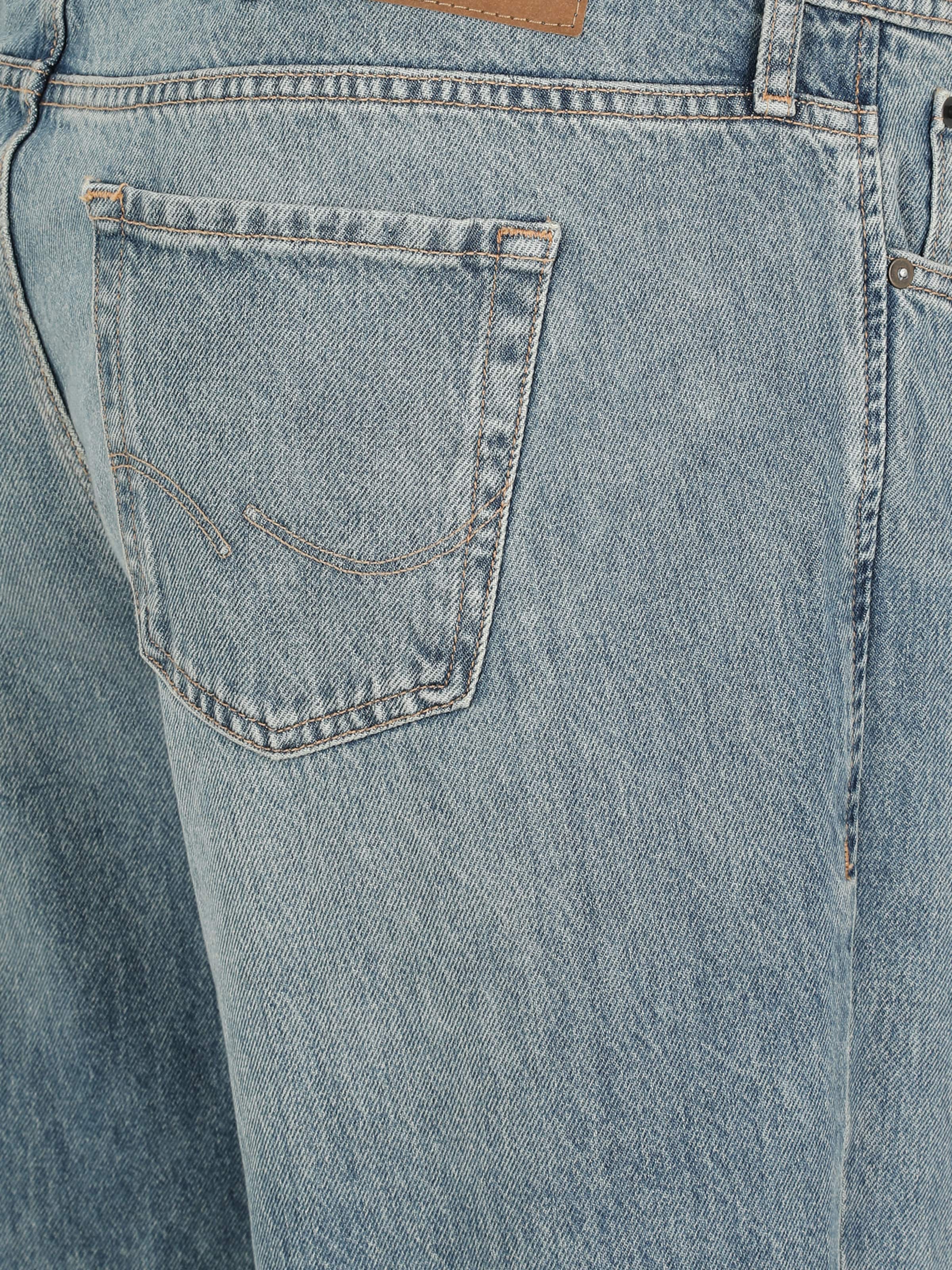 Jack & Jones Plus Свободный крой Джинсы 'JJICHRIS' в Синий