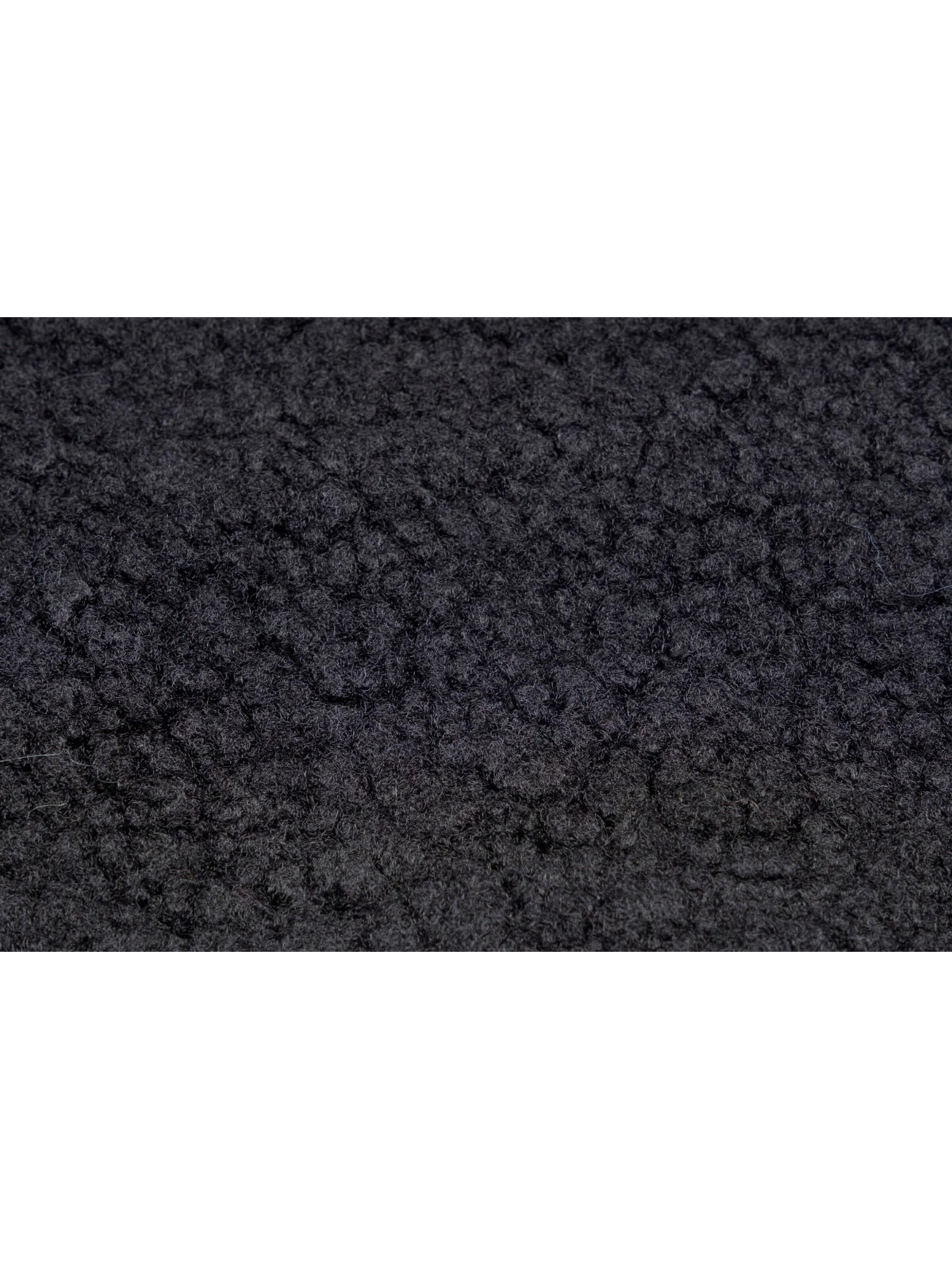 styleBREAKER Schultertasche 'Teddyfell Beuteltasche'‌‌ in Schwarz