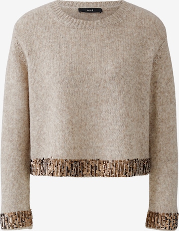 OUI Neulepaita värissä beige: etupuoli