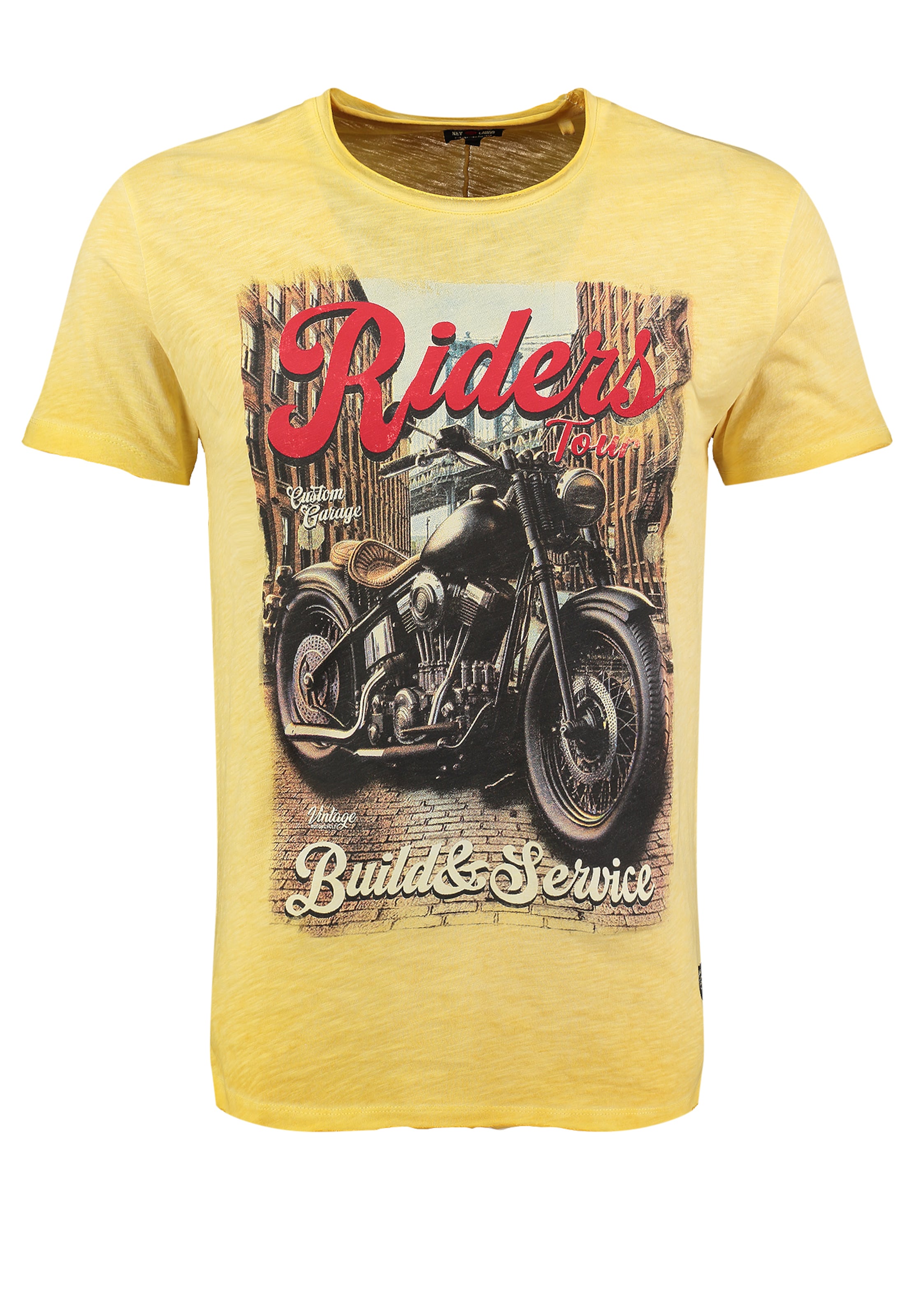 Key Largo Tričko 'Tour' - Žltá: predná strana