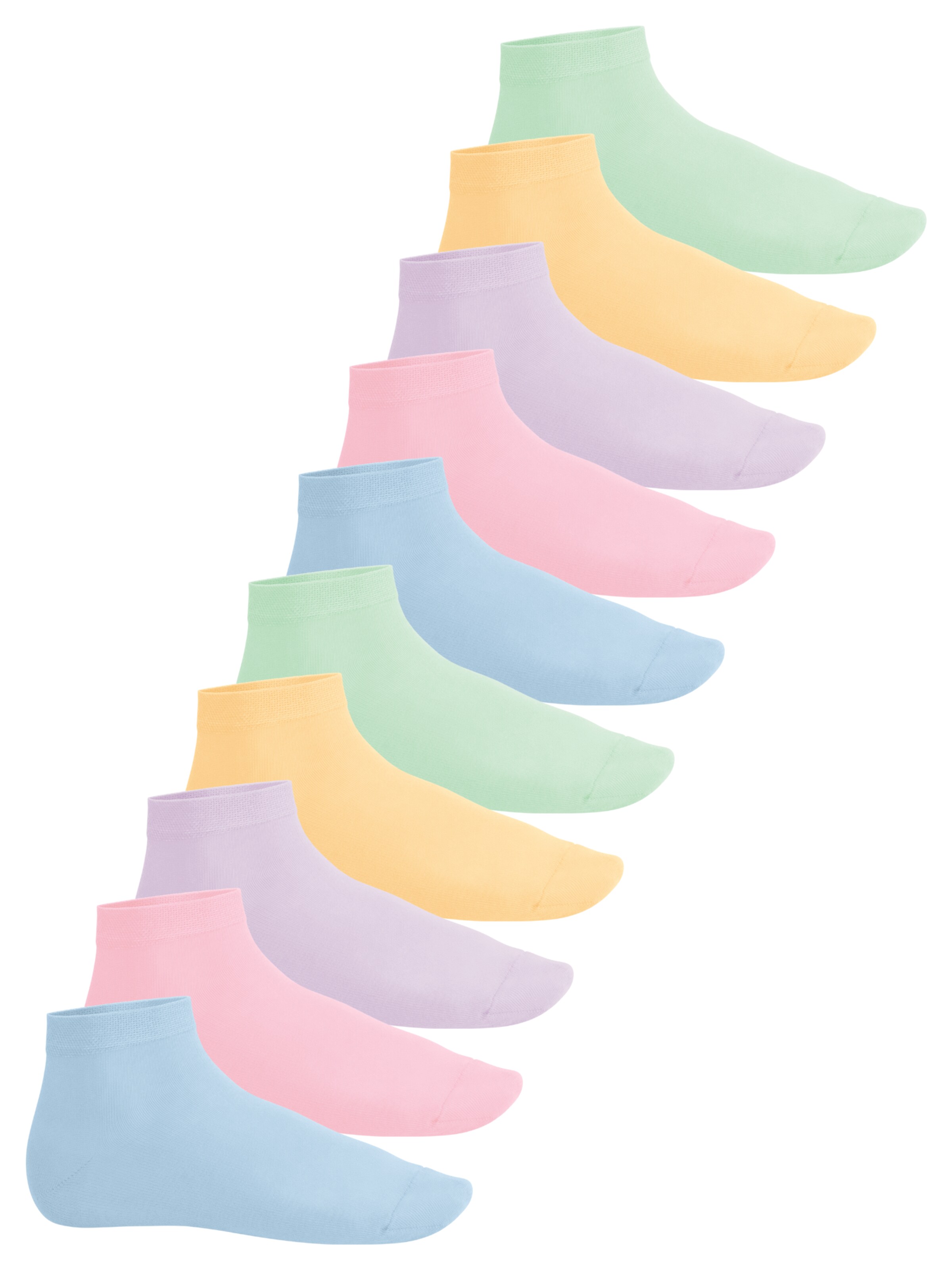 footstar Socken 'EVERYDAY!'‌‌‌‌‌‌‌‌‌ in Lila: Vorderseite