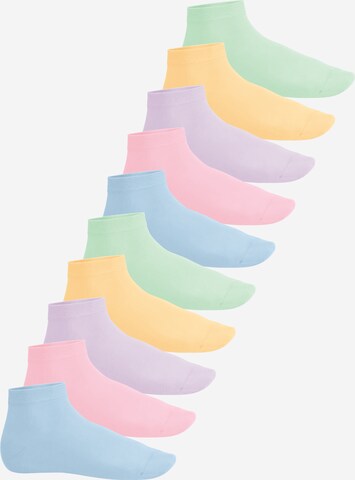 footstar Socks 'EVERYDAY!' in Purple: front