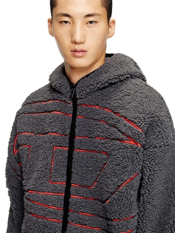 Giacca di pile di DIESEL in grigio