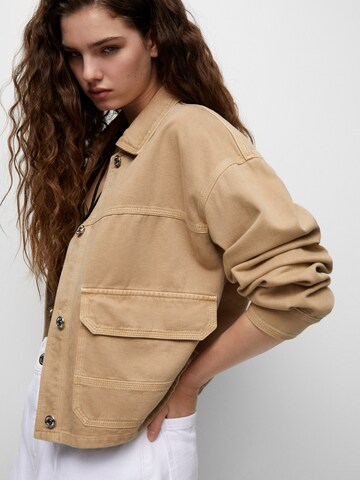 Pull&Bear Tussenjas in Beige