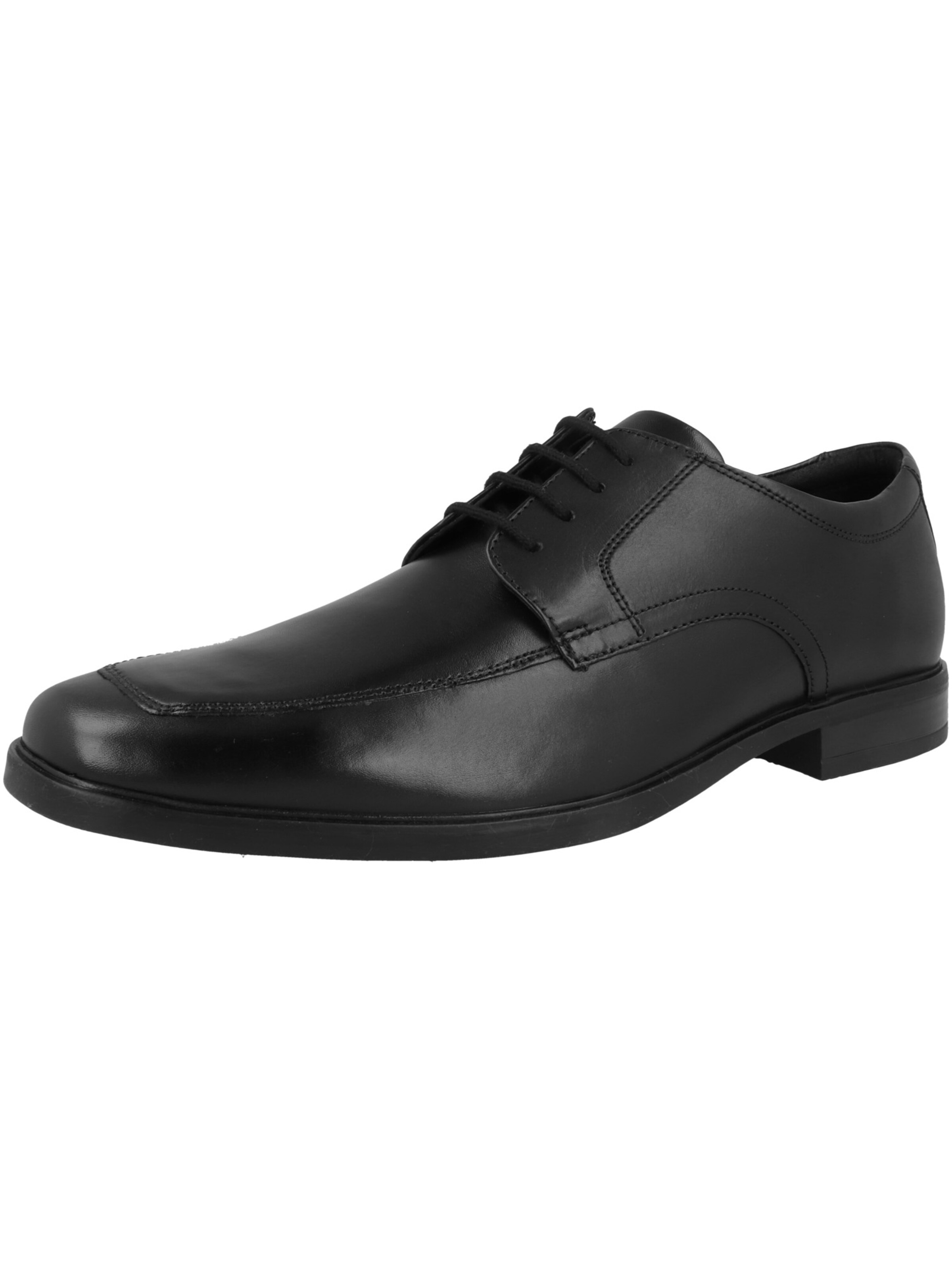 CLARKS Veterschoen 'Howard Apron' in Zwart: voorkant