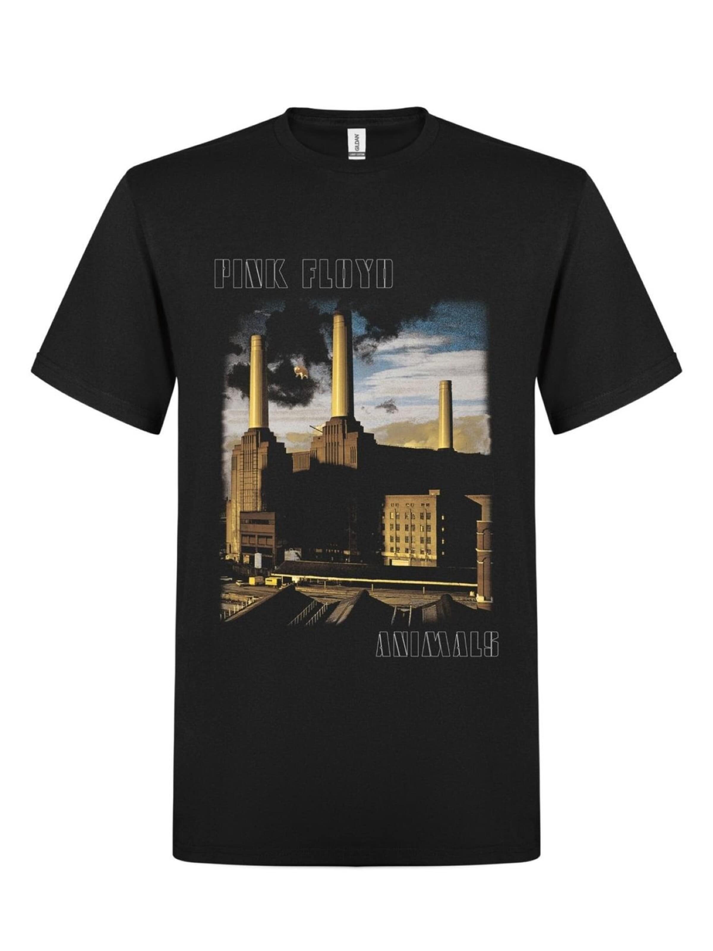 Pink Floyd Koszulka 'Pink Floyd - Animals t-shirt' w kolorze czarny: przód