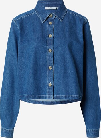 MSCH COPENHAGEN Blouse 'Shayla' in Blauw: voorkant