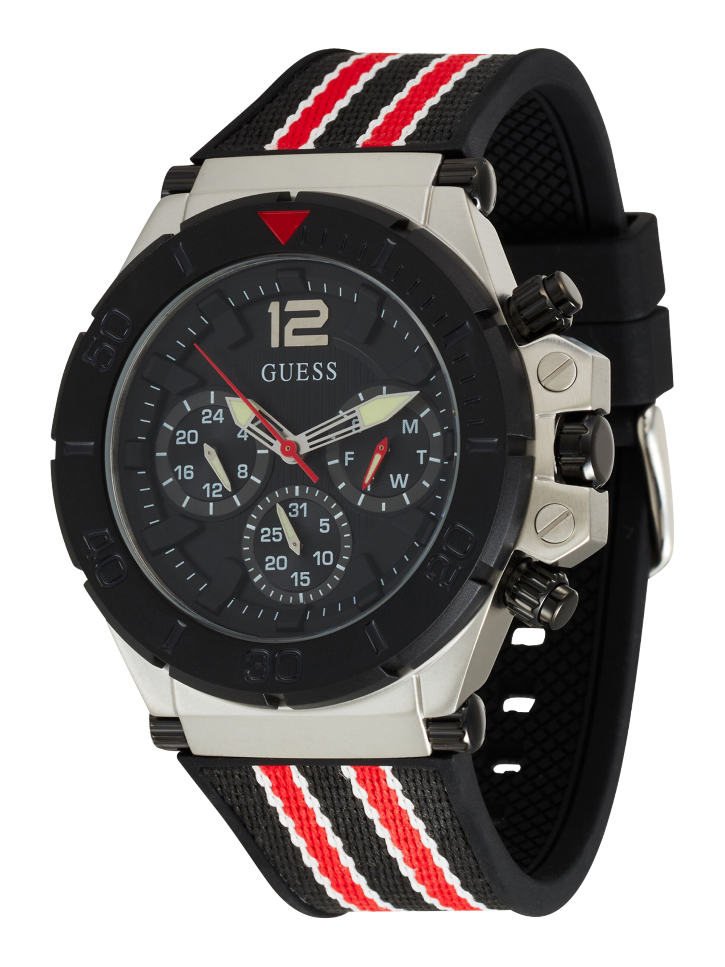 GUESS Analog watch in Black: front