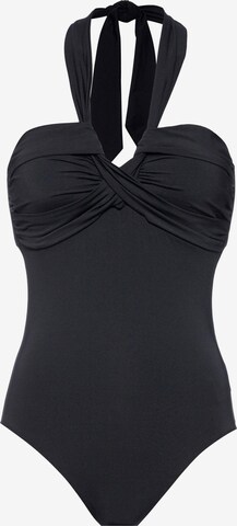 Seafolly Swimsuit in Black: front