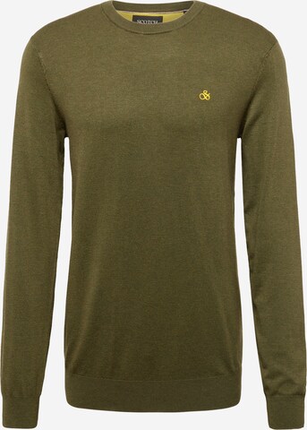 SCOTCH & SODA Sweater 'Essentials' in Green: front