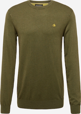 SCOTCH & SODA Sweater 'Essentials' in Green: front