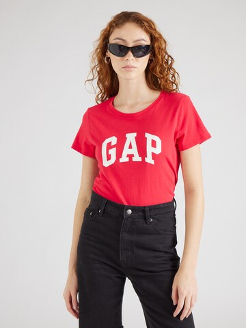 GAP Футболка 'Classic' в Красный: спереди