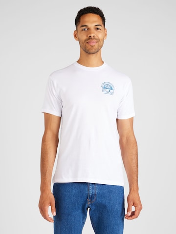 VANS Shirt 'DISTORT AND DISRUPT' in Wit: voorkant