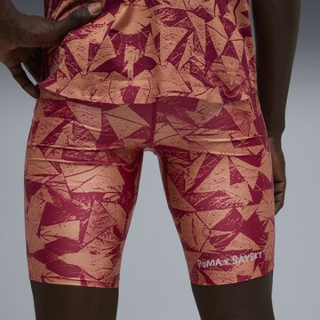Skinny Pantalon de sport 'Puma x Saysky' PUMA en rouge