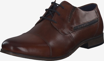 bugatti Lace-Up Shoes 'Leagro' in Brown: front