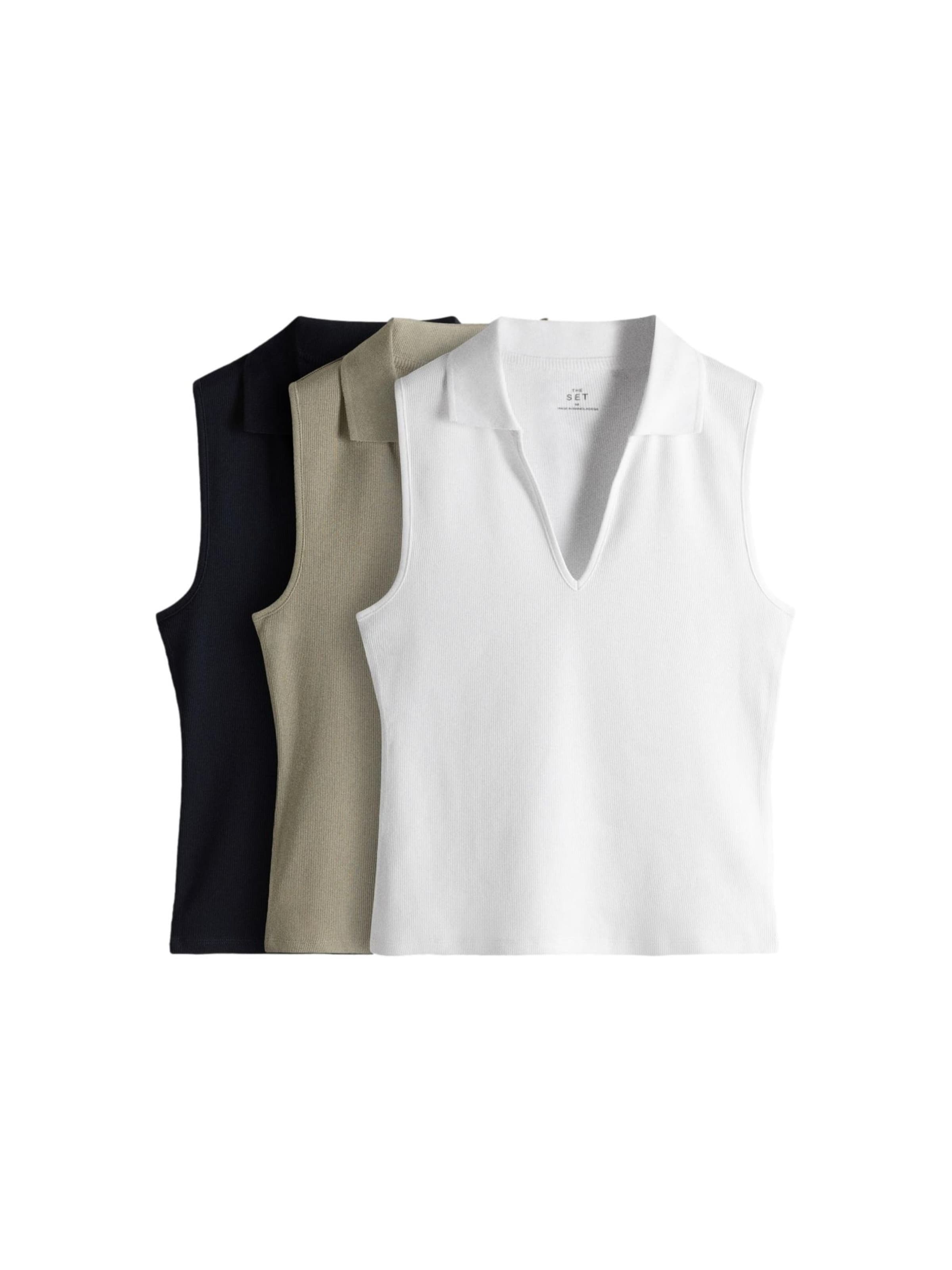 The Set Top in Blau: Vorderseite