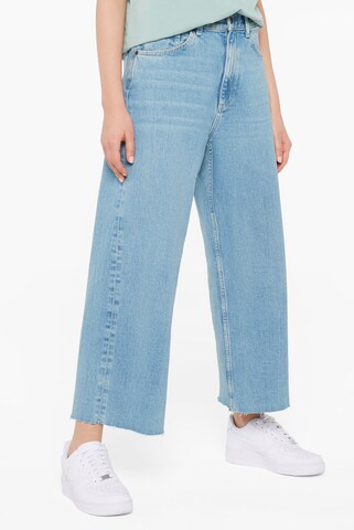 Harlem Soul Wide Leg Mom Jeans AN-NE High Waist in Blau: predná strana