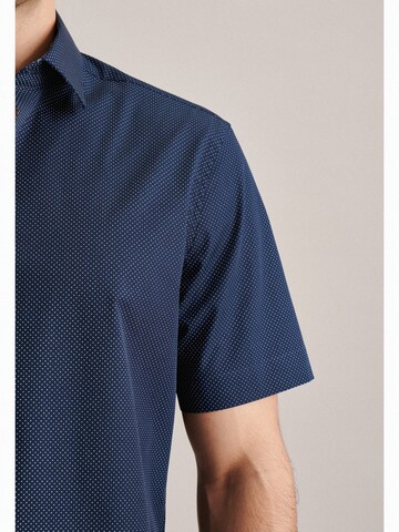 SEIDENSTICKER Slim fit Business Shirt 'Smart Essentials' in Blue