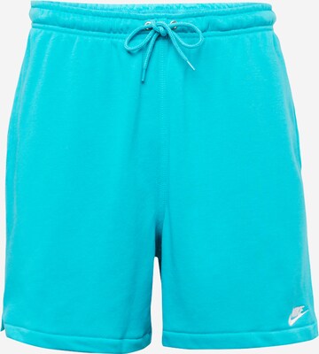 Pantalon 'CLUB' Nike Sportswear en bleu : devant