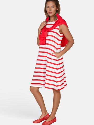 Navigazione Kleid in Midilänge in Rot: Vorderseite
