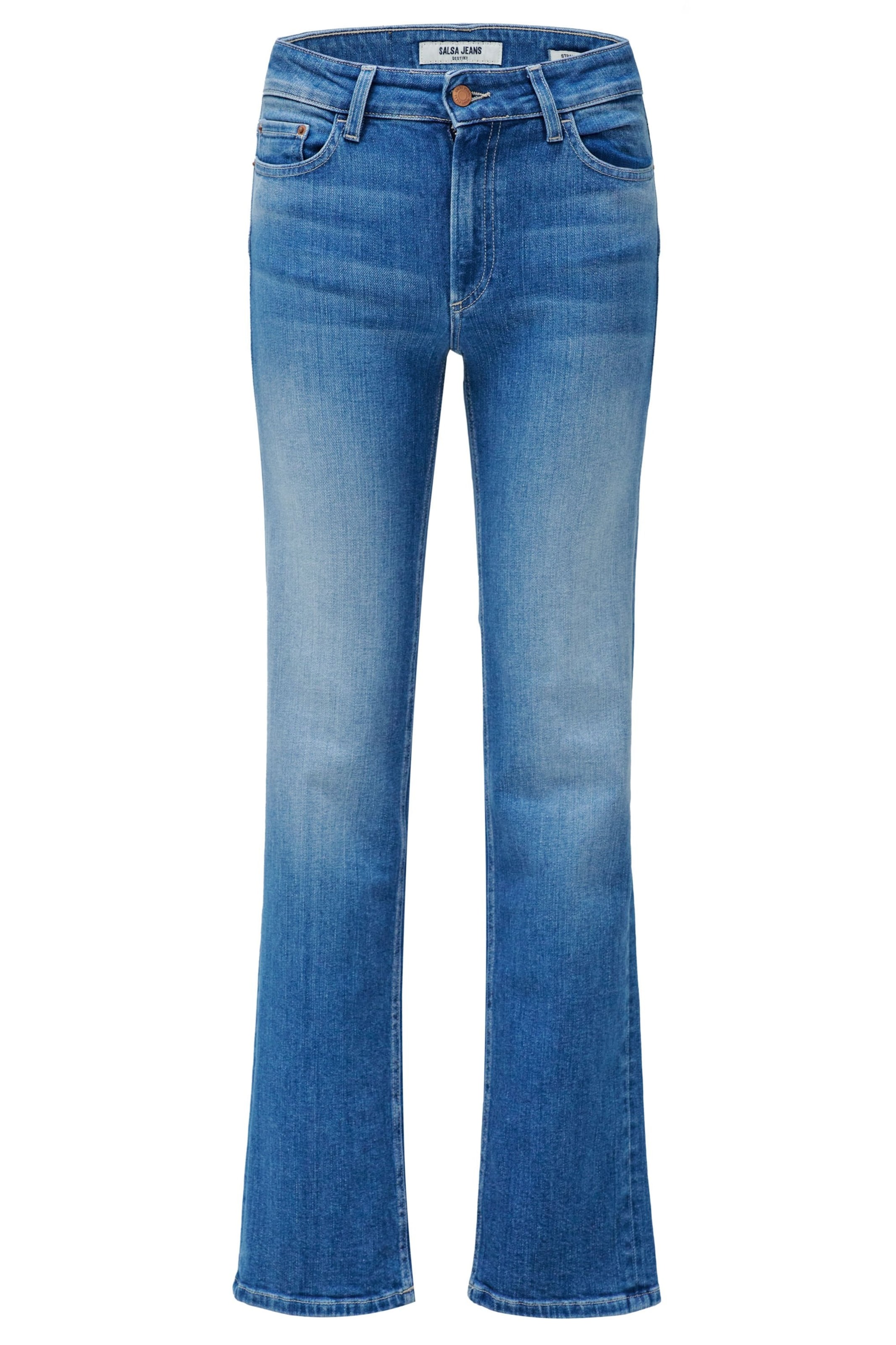 Skinny Jean 'Destiny' Salsa Jeans en bleu : devant
