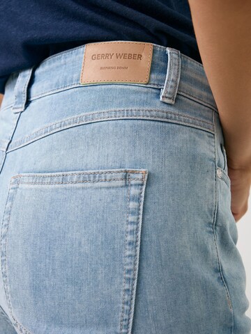 GERRY WEBER Szeroka nogawka Jeansy w kolorze niebieski