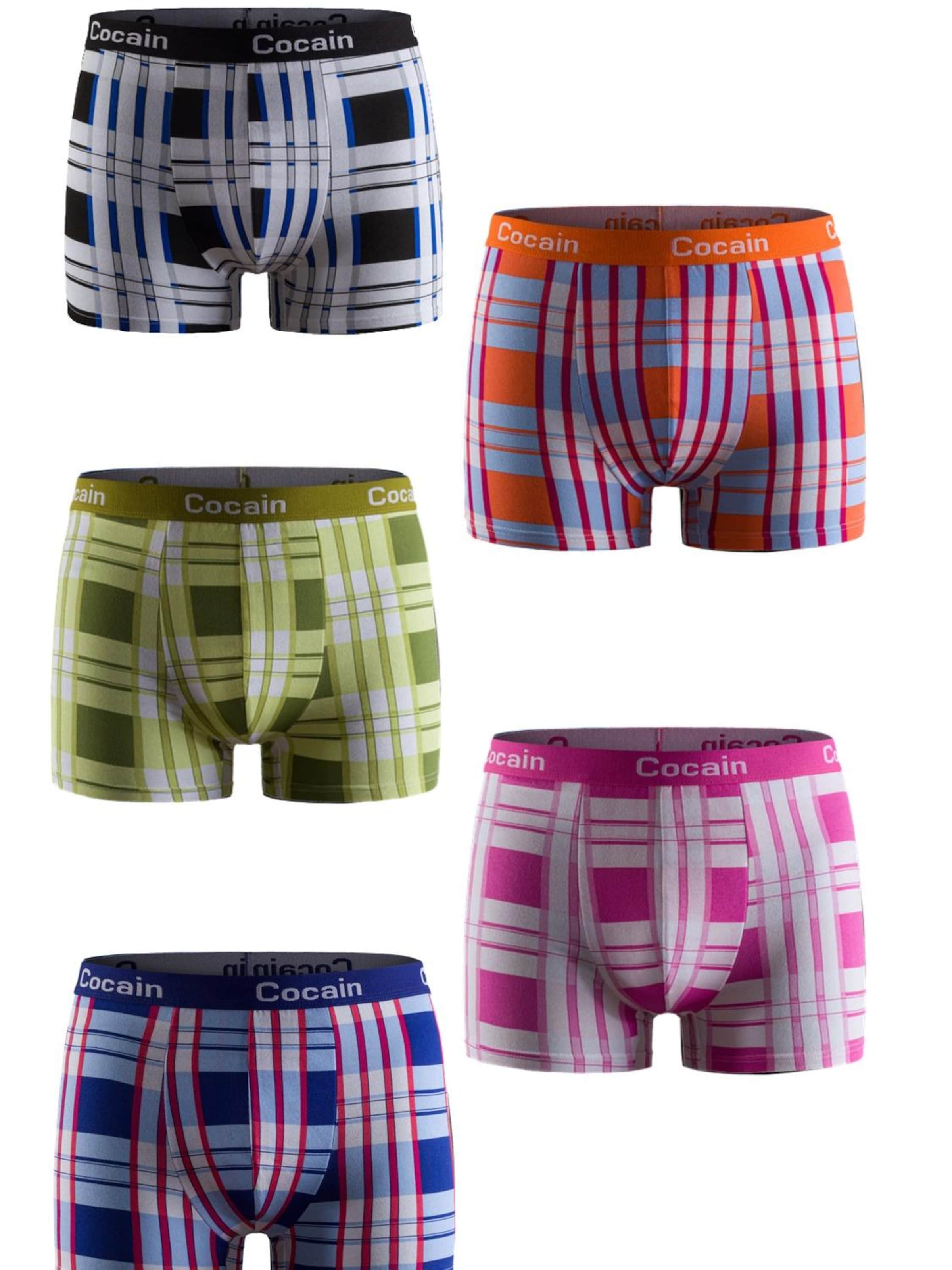 Cocain Underwear Boxer shorts 'kariert' in Mixed colors: front