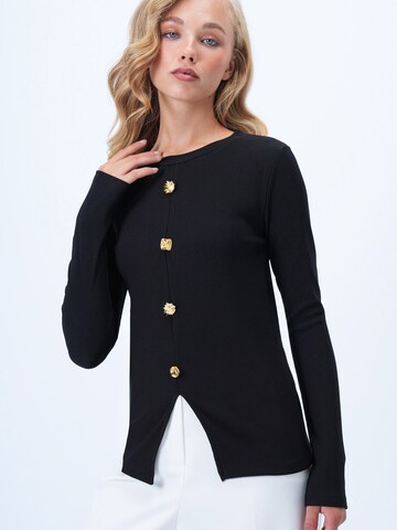 Trend Alaçatı Stili Футболка в Черный: спереди