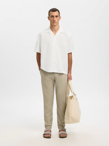 SELECTED Comfort Fit Skjorte 'SLHClay' i hvid