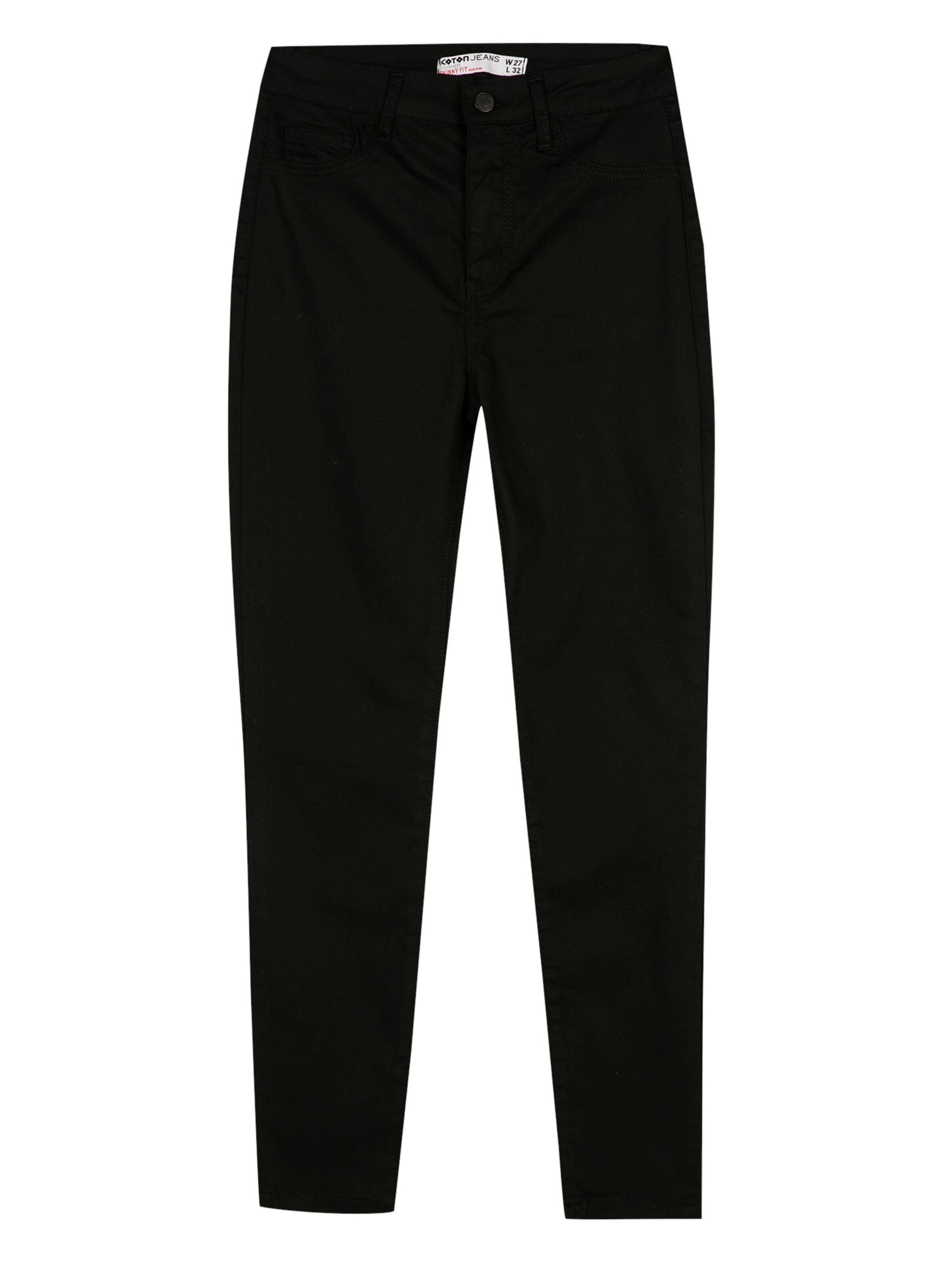 Koton Skinny Jeggings in Zwart: voorkant