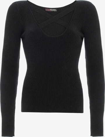 CIPO & BAXX Sweater in Black: front