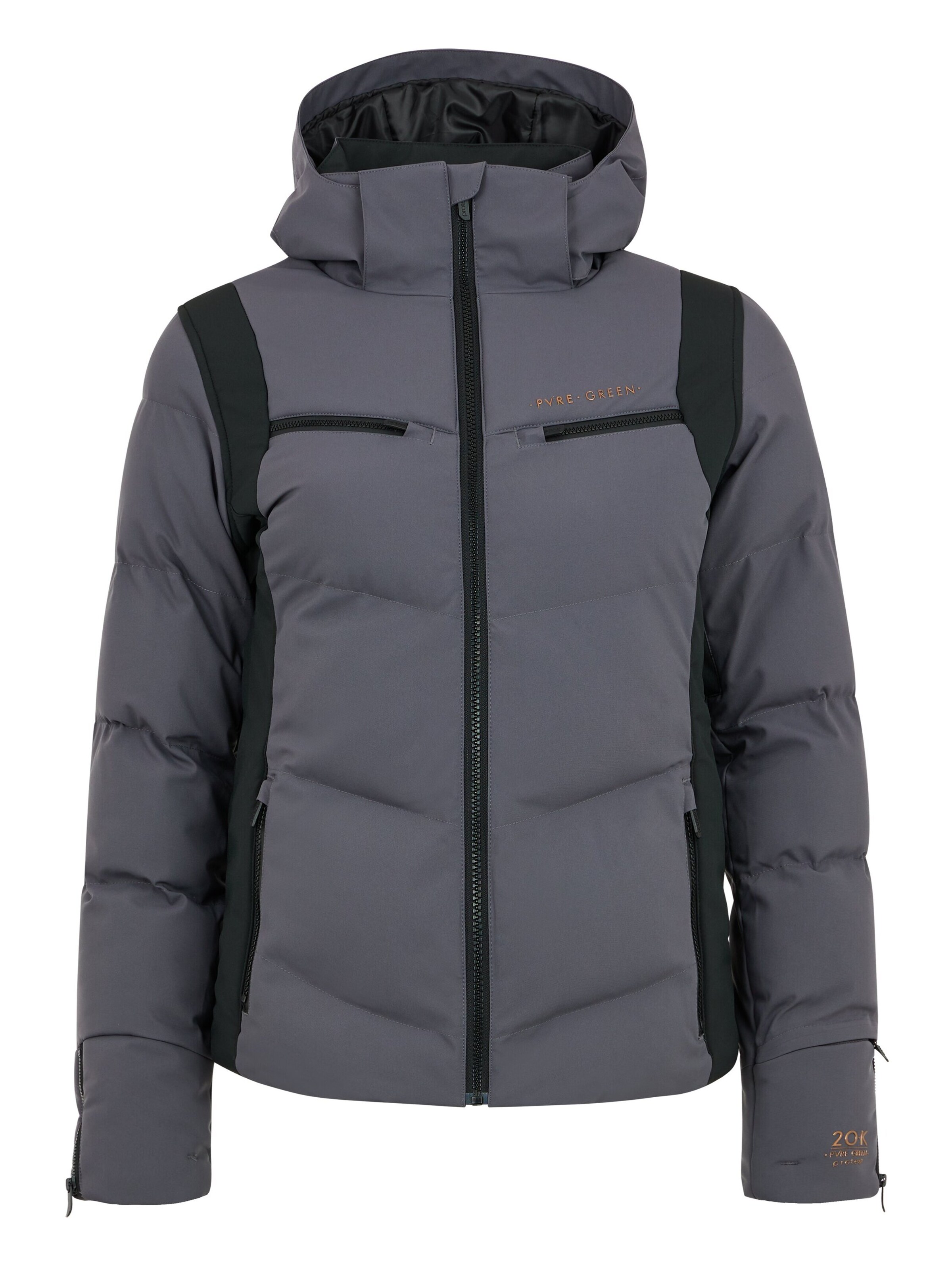 PROTEST Sportjacke 'PRTIKUYA' in Grau: Vorderseite