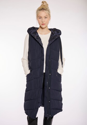 Hailys Vest in Blue: front