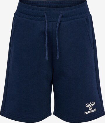 Hummel Regular Broek in Blauw: voorkant