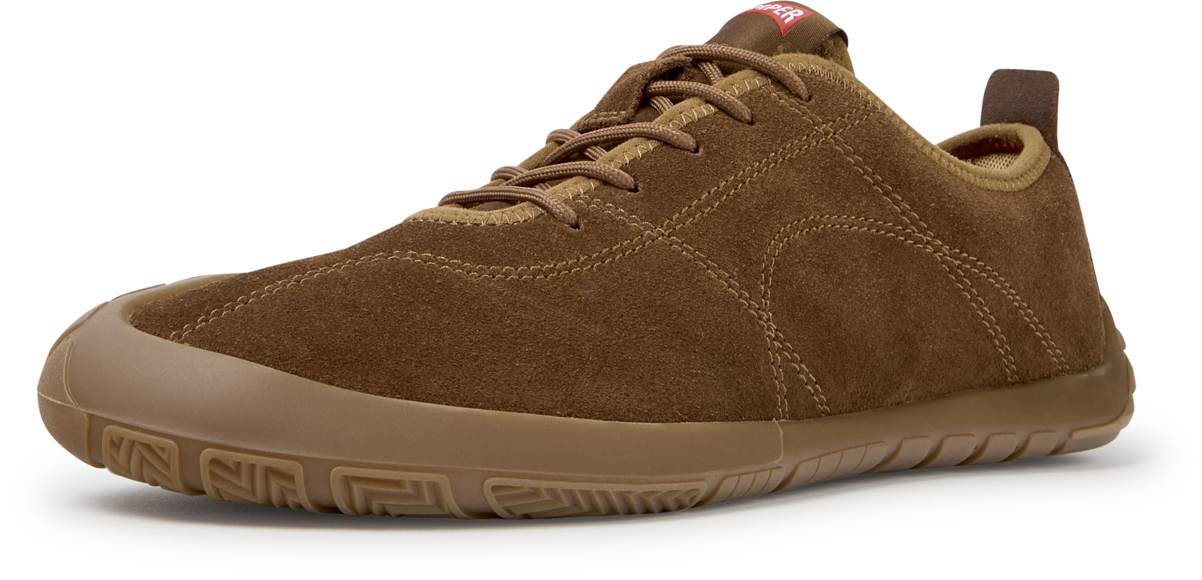 Sneaker bassa 'Peu Path+' di CAMPER in marrone: frontale