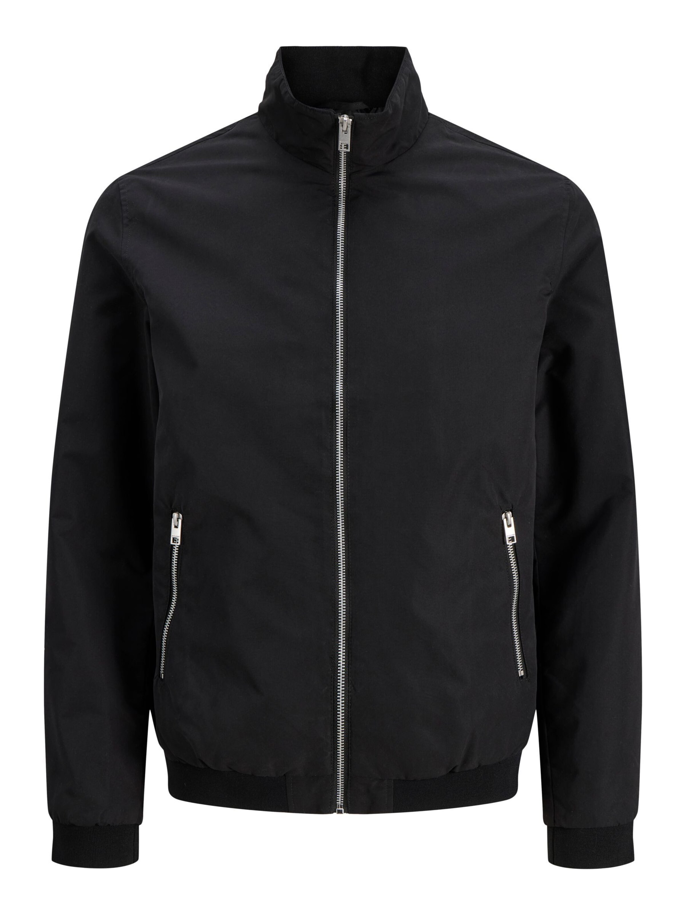 Jack & Jones Plus Tussenjas 'JJERush' in Zwart: voorkant