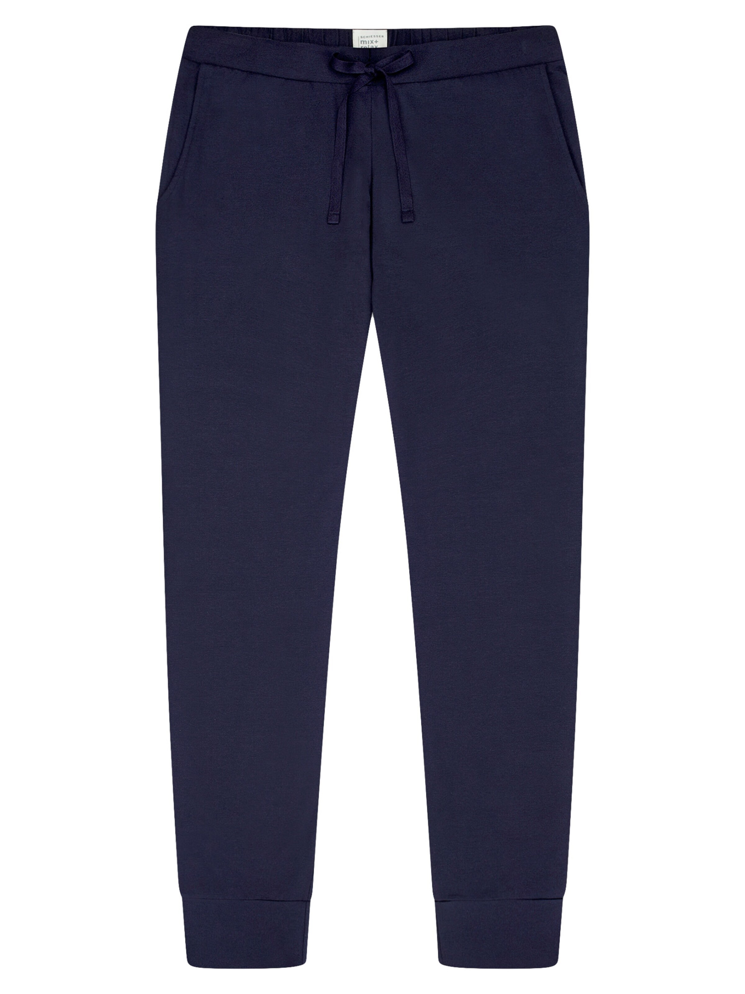 SCHIESSER Pyjamahose 'Mix & Relax'‌‌ in Blau: Vorderseite