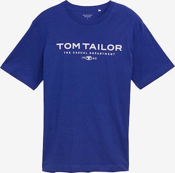 T-Shirt TOM TAILOR en bleu : devant