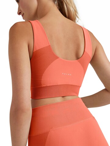 FALKE Bustier Sport-BH 'Seamless Shape'‌‌‌‌‌‌‌ in Orange
