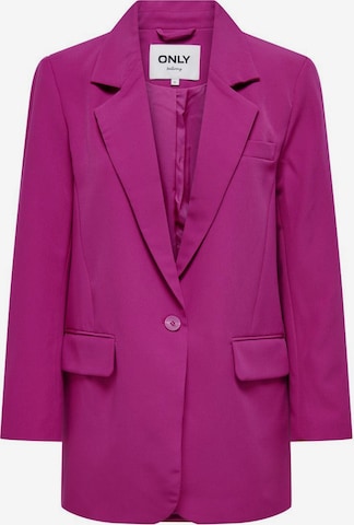 Blazer 'Lana-Berry' ONLY en rose : devant