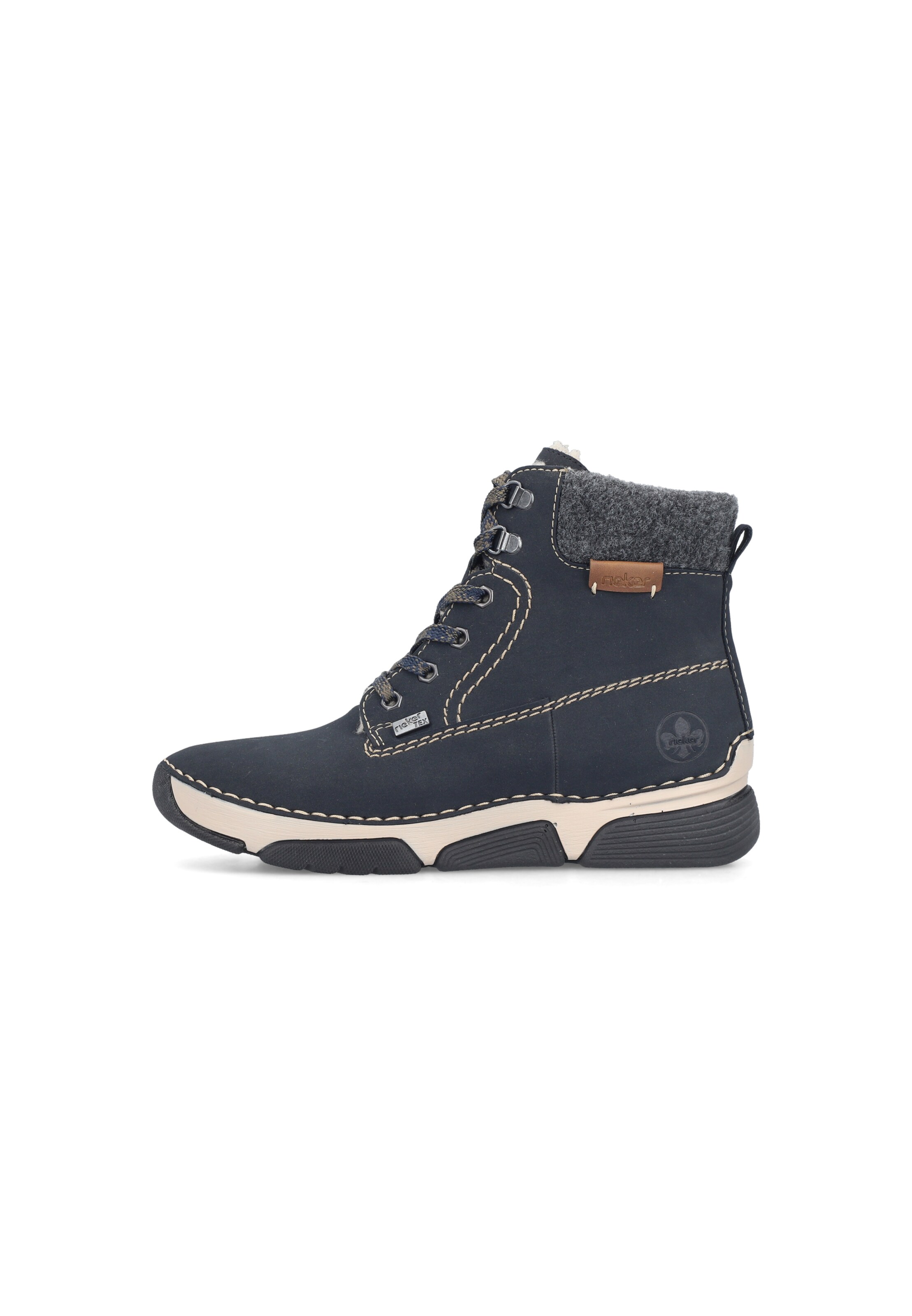 Bottines à lacets Rieker en bleu