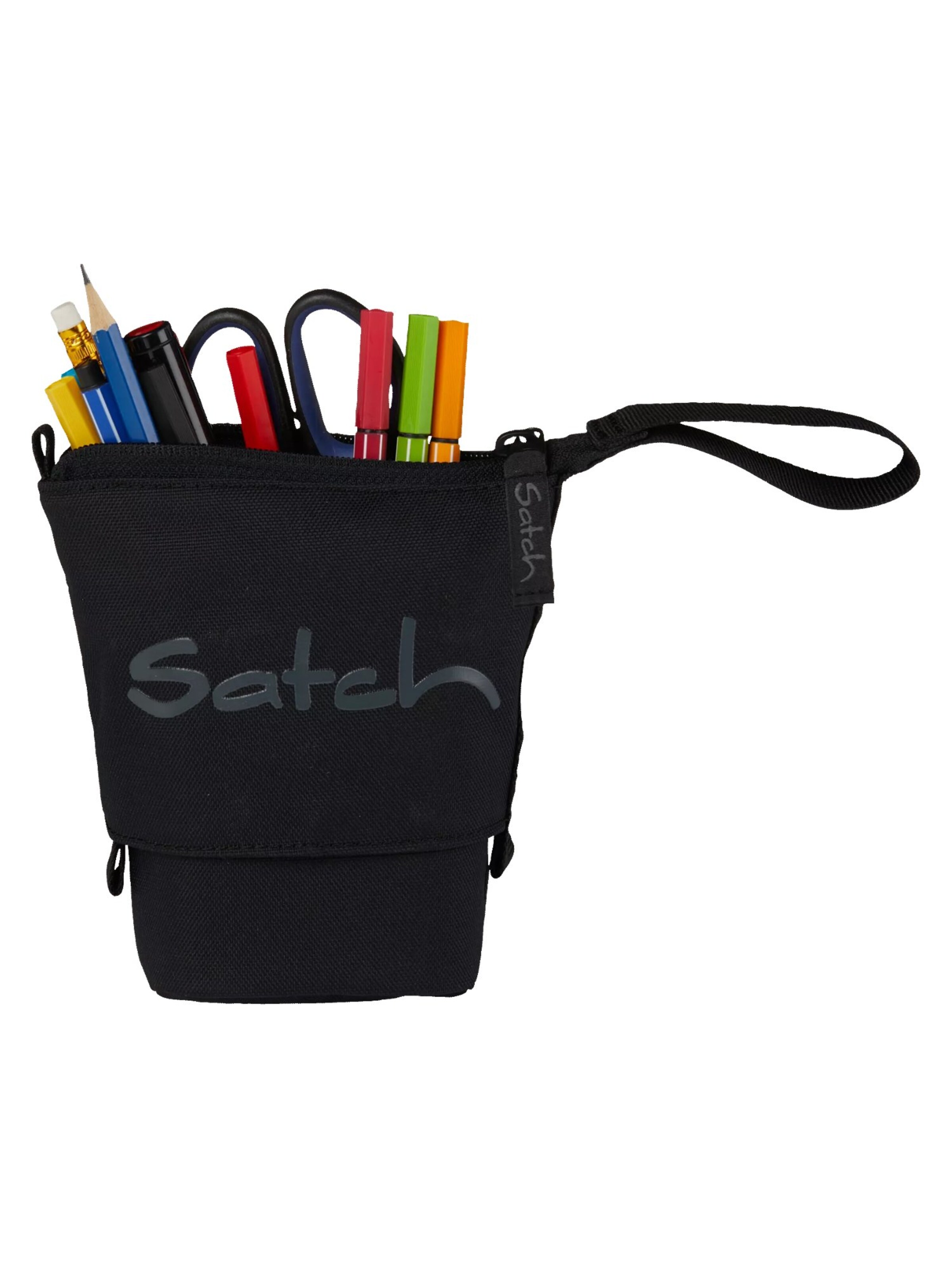 Satch Tasche 'Federmäppchen Pencil Slider'‌‌‌‌‌‌‌‌‌‌ in Schwarz
