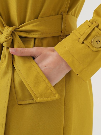 Cappotto di mezza stagione Bigdart di colore senape, Visualizzazione prodotti