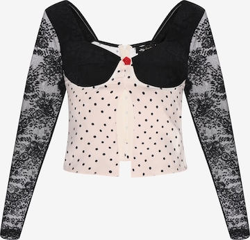 Chemisier 'Party' myMo at night en blanc : devant