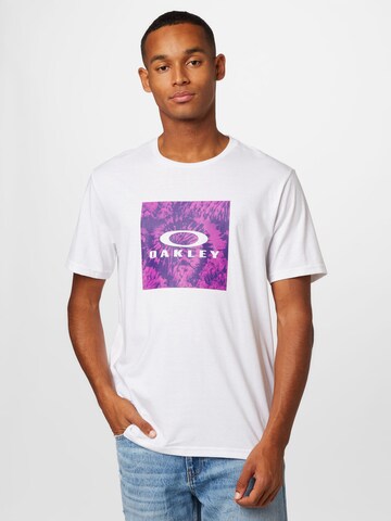 T-Shirt fonctionnel 'WANDERLUST' OAKLEY en blanc : devant